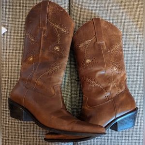 Matisse Brown Leather Cowboy Boot 8M